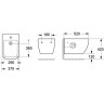 Биде подвесное BELBAGNO GENOVA BB1104BH