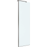 Душевая перегородка BELBAGNO UNO-L-1-TB-70-C-GM 700x2000 мм Оружейная сталь
