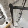 Душевая шторка на ванну BELBAGNO LUCE-VF-11-90/145-C-NERO