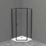 Душевой уголок 90x90 см BELBAGNO UNO-195-P-1-90-C-NERO