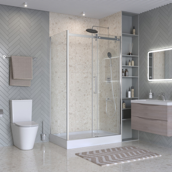 Душевой уголок BELBAGNO MARINO-2-AH-1-120/100-C-Cr