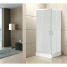 Душевой уголок BELBAGNO UNO-AH-2-120/80-P-Cr
