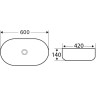 Раковина 60x42 см BELBAGNO BB1084-H301