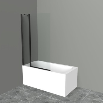 Шторка для ванны 100 см BELBAGNO UNO-V-11-100/150-C-NERO