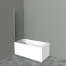 Шторка для ванны 70 см BELBAGNO UNO-V-1-70/150-C-Cr